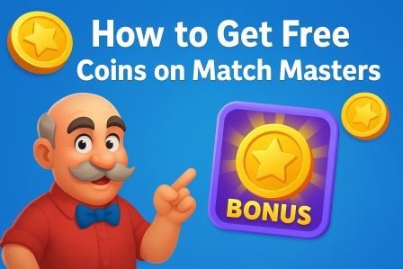 How to Get Free Coins on Match Masters
