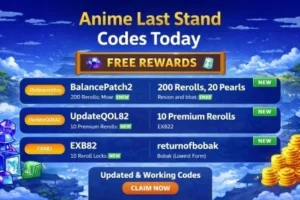 Anime Last Stand Codes