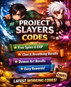 Project Slayers Codes